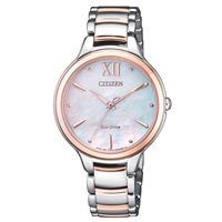 Watch Citizen Woman Elegance Eco Drive in Steel EM0556-87D
